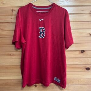 Nike MLB Boston Red Sox’s Dri-Fit Red Short Sleeve Men's Tee Large